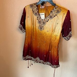 Priya Beaded Blouse